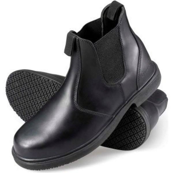 Lfc, Llc Genuine Grip® Men's Romeo Pull-on Work Boots, Size 10.5W, Black 7141-10.5W